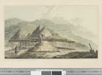 F.42 Sommer- og vinterhabitater i Kamschatka, ca. 1783-84 (akvarell)