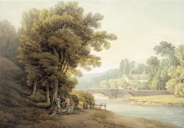 Dunsford Bridge (wc på papir)