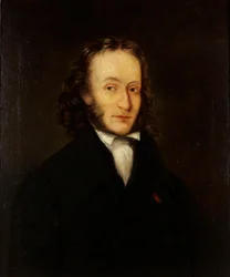 Portrett av Niccolò Paganini 1782-1840, 1836