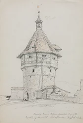Rundetårn, Munothslottet, Schafhausen, Sveits