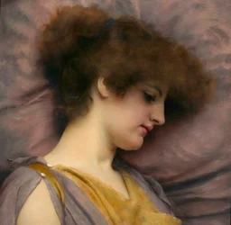 Tanker fra langt unna, av John William Godward