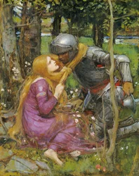 En studie til «La Belle Dame sans Merci», ca. 1893