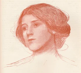 Fra en studie i sangvinsk, c1899