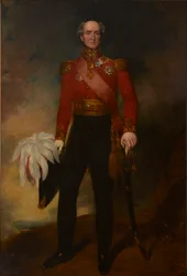 Portrett av generalløytnant Sir Edward Barnes (1776-1838) (olje på lerret)