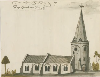 Thorpe Constantine Church: akvarellmaleri, ndc 1784]