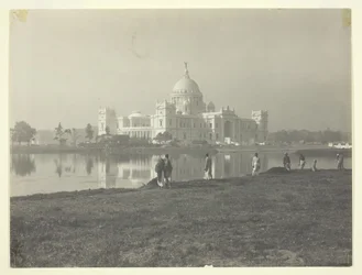 Victoria-minnesmerket i Calcutta, ca. 1910-tallet.