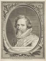 Portrett av Maurice, Prince of Orange Comites Nassoviae (serietittel)