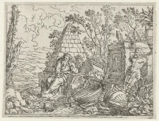 Demokrit mediterte