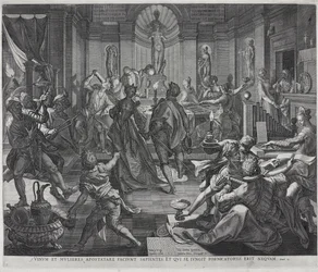A House of Ill-Fame, gravert av Johannes Sadeler I