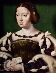 Portrett av Eleanor av Østerrike, dronning av Portugal og Frankrike