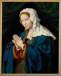 Jomfru Maria ber … (maleri på lerret)