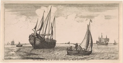 Fortøyning av postbåten Postkort (serietittel)