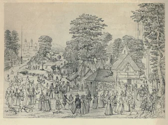 En bryllupsfest i Bermondsey, 1590, 1920