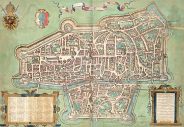 Kart over Augsburg, fra 