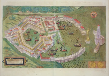 Kart over Ostia, fra 