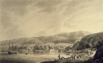 MALASPINA, Alejandro (1754–1809). Italiensk-spansk sjøfarer og oppdagelsesreisende. POZO, Jose del (1700-tallet). Detalj. Tegning. SPANIA. MADRID (AUTONOM SAMFUNN). Madrid. Marinemuseet.