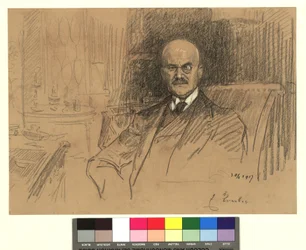 Portrett av Ernest von Koerber, statsmann