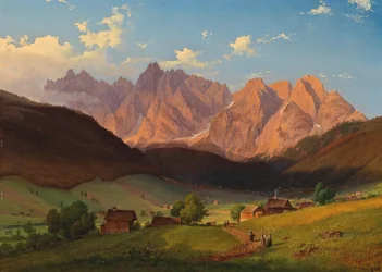 Utsikt over Triglav i Slovenia