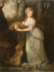 Portrett av Krystyna Magdalena Radziwiłłówna (1776-1796), datter av Michał Hieronim Radziwiłł