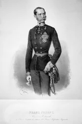 Franz Josef I. 1860 Litografi 01