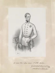 Portrett av den unge erkehertug Ferdinand Maximilian i uniform