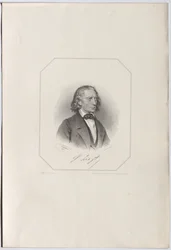 Portrett av Franz Liszt 1811-1886, 1856.