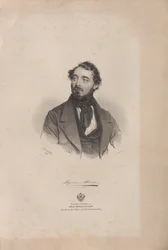Portrett av operasangeren Napoleone Moriani 1808-1878, 1840.
