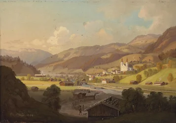 Utsikt over Maria Rain, Kärnten