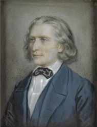 Portrett av Franz Liszt 1811-1886, 1856