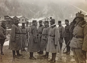 Album "Min verdenskrig - minner om den sørvestlige fronten i Kärnten, Italia, Trentino-Alto Adige) 31/03/1915-12/11/ 1918 - Josef Zohles Wien ": Erkehertugen Fredrik av