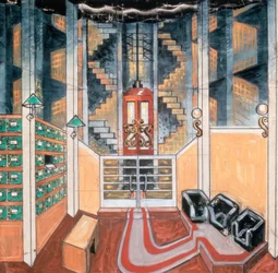 Janacek, Makropulos sak / scenedesign