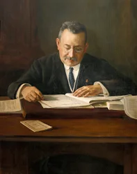 Portrett av Enric Prat de la Riba (1870-1917), katalansk nasjonalistisk politiker, 20. århundre