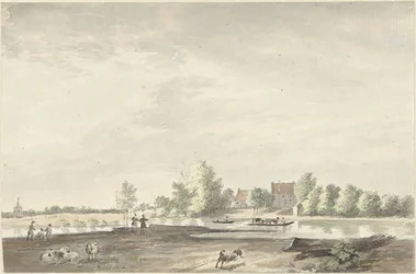 Fergehuset på Lek nær Schoonhoven