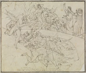 Ved bedragernes bekinnsjø, rådsmedlemmet fra Lucca (Dantes Inferno, sang 21, vers 34)