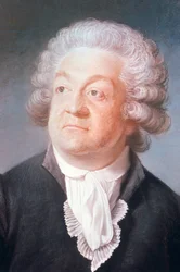 Detalj av portrettet av Honore Gabriel Riqueti, jarl av Mirabeau (1749-1791) (pastell)