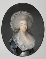 Prinsesse Maria Theresa av Savoy 1756-1805, grevinne av Artois, 1785.