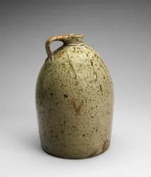 Kanne, c. 1873-1900 (alkalisk glasert steintøy)