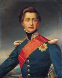 Othon Ier de Grece - Portrett av Otto, kongen av Hellas - Stieler, Joseph Karl (1781-1858) - 1832 - Olje på lerret - 89x68 - Benaki-museet, Athen