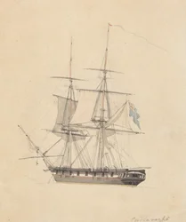 Enkel Hermafroditt-brigg, Hekken Forward