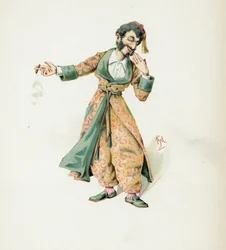 Mr. Mantalini, illustrasjon fra 