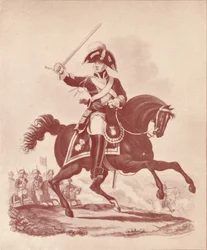 Offiser, 2. regiment Life Guards Waterloo-periode, 1812-1815 1909