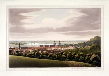 Utsikt over Greenwich, London, 1795