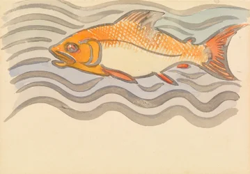 Fisk (akvarell på papir)