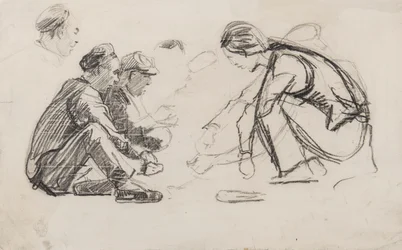 Sittende figurer