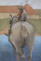 The Farmer's Boy (gouache på lin)