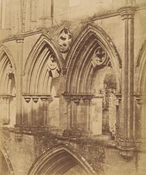 Rievaulx Abbey. Triforiumbuene, 1850