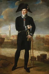 Portrett av Bernard-Francois, Marquis de Chauvelin (olje på lerret)