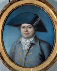Portrett av Georges Cadoudal (1771-1804). Han er en av de mest berømte chouanene. Maleri av Joseph Ducreux (1735-1802). 1700-tallet. Orléans, Kunstmuseet