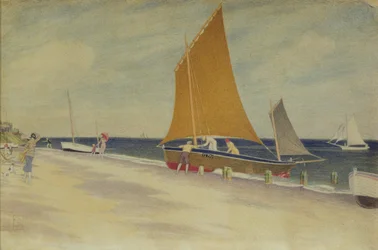 Pleasures of the Seaside, 1925 (wc på papir)