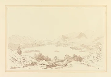 Generell utsikt over Lake of Derwent Water